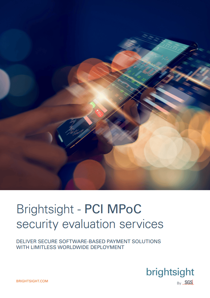 Brightsight PCI MPoC security evaluation services