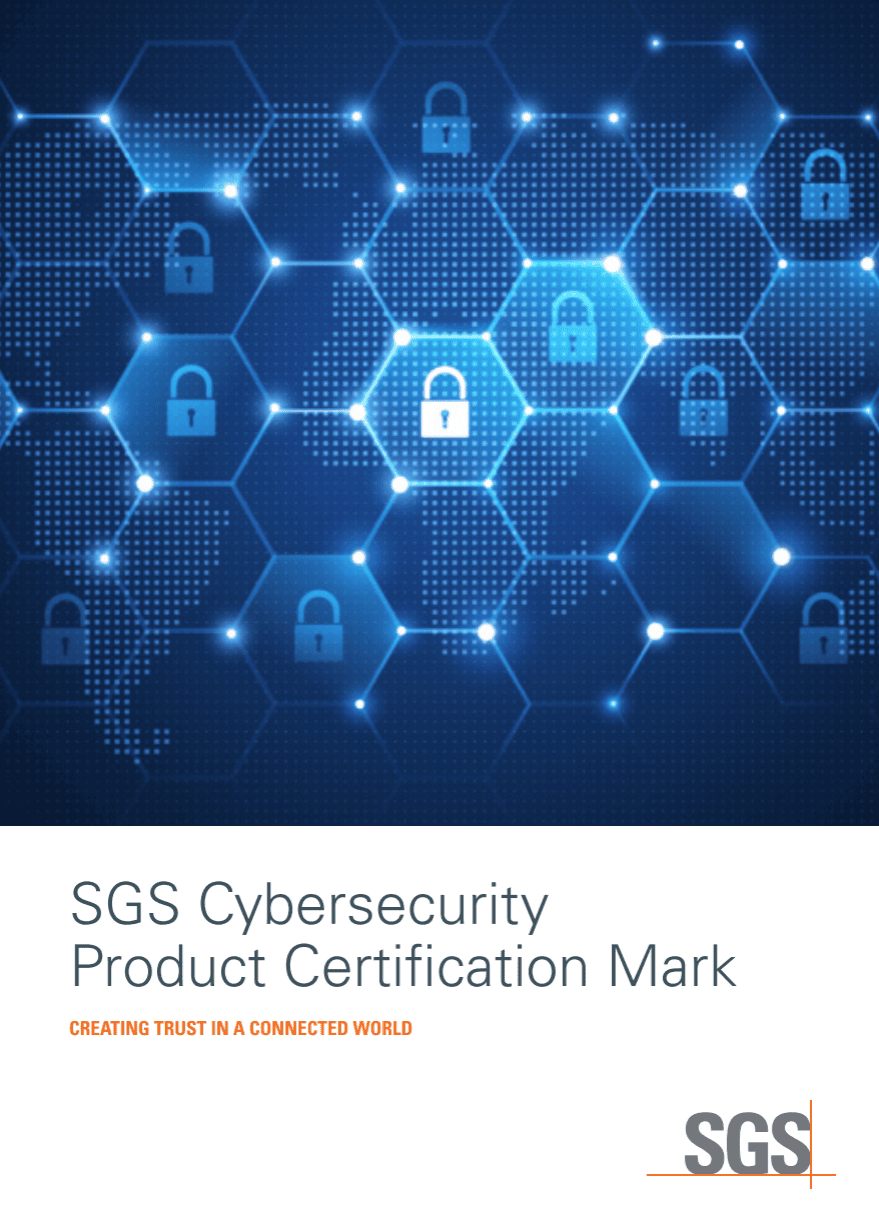 SGS Cybersecurity Product Certification Mark brochure